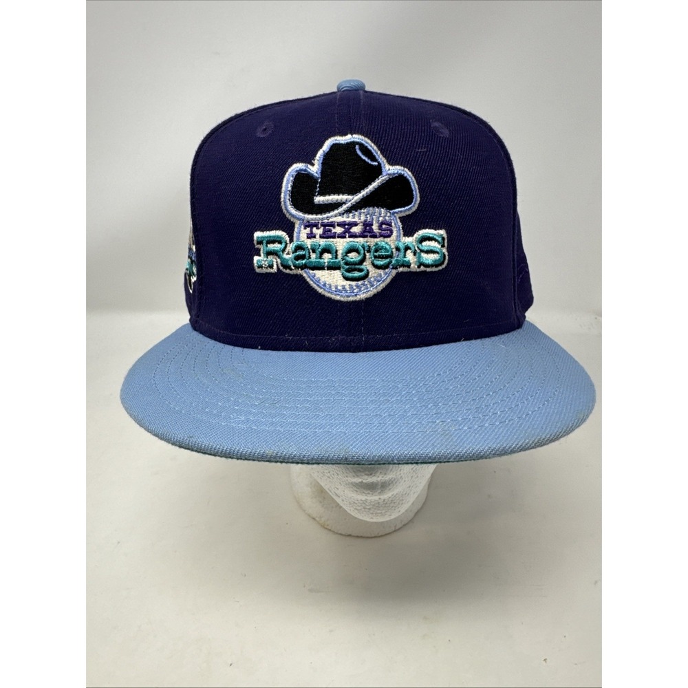 New Era Texas Rangers MLB 40th Anniversary Purple Sky Pack 59Fifty Fitted 7 3/4
